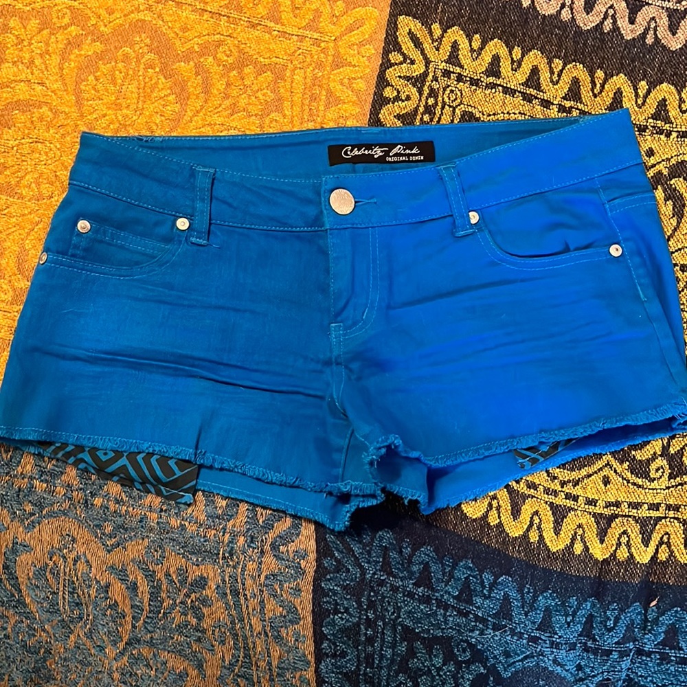 Turquoise Celebrity Pink Shorts